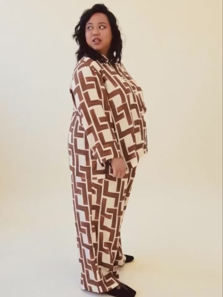 Fran Pajamas in Motion| Pajama Bottom + Top | Closet Core Patterns